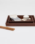 Pigeon and Poodle Hampton Rectangular Tray - Tapered, 2-Piece Set