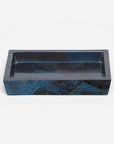 Pigeon and Poodle Santorini Rectangular Soap Dish, Tapered