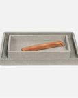 Pigeon and Poodle Tenby Rectangular Tray - Straight, 2-Piece Set