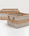 Pigeon and Poodle Nantucket Storage Baskets, 2-Piece Set