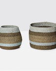 Pigeon and Poodle Samal Baskets, 2-Piece Set