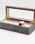 Pigeon and Poodle Elmbridge 5-Watch Box with Beveled Glass