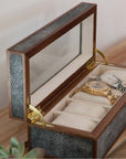 Pigeon and Poodle Elmbridge 5-Watch Box with Beveled Glass