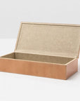 Pigeon and Poodle Selby Full-Grain Leather Box, Pack of 2