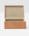 Pigeon and Poodle Selby Full-Grain Leather Box, Pack of 2