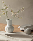 Tura Vase, White