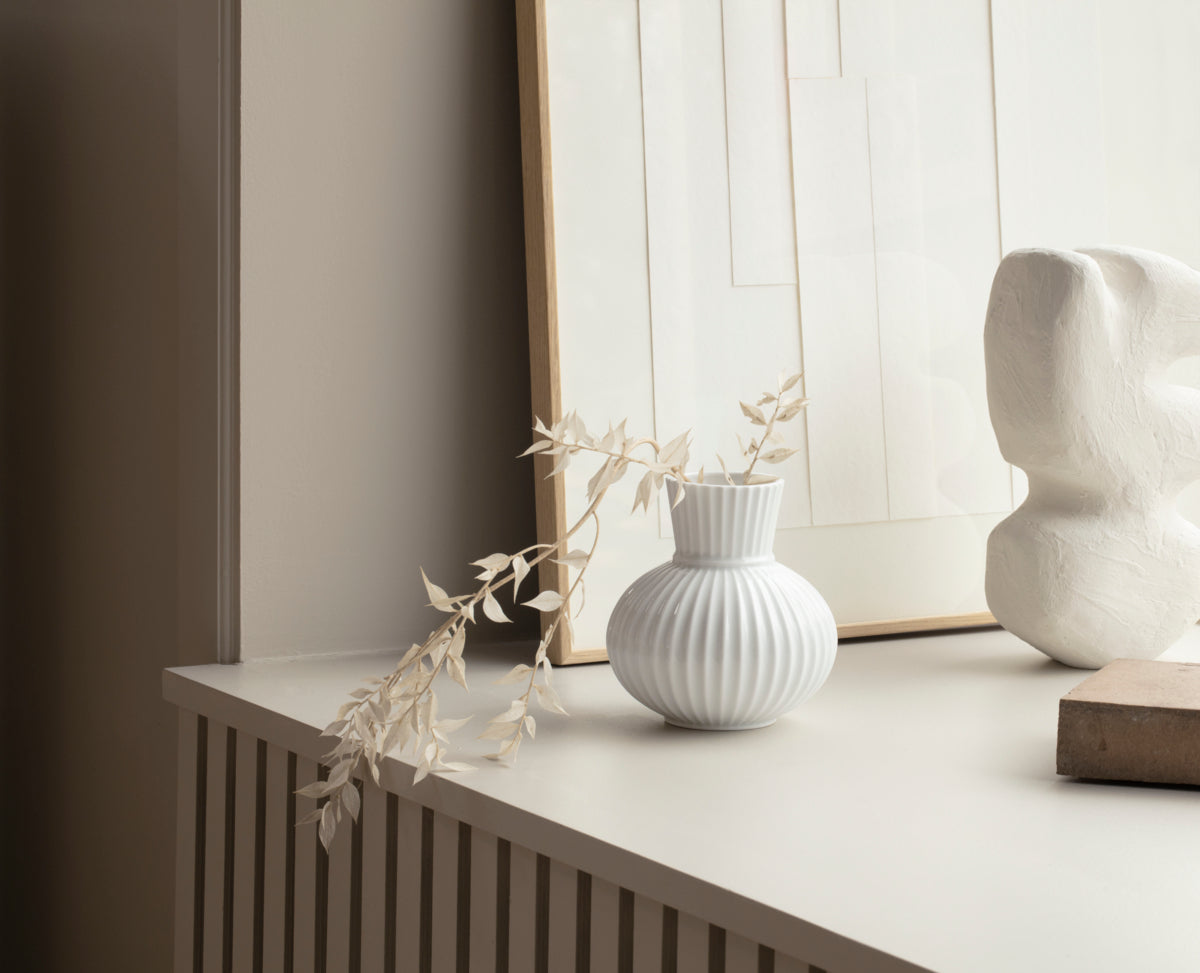 Tura Vase, White