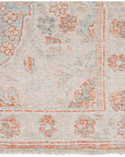 Jaipur Boheme Fay Medallion Floral Orange Light Blue BOH15 Rug