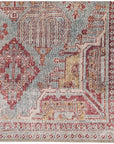 Jaipur Chateau Kendrick Medallion Tribal Sky Blue Pink CHT05 Rug