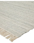 Jaipur Castillo Torre Solid Stripes Light Gray Cream CSL01 Rug