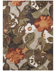 Jaipur Blue Petal Pusher Mahogany BL12 Area Rug