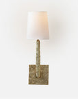 Made Goods Halton Faux Bois Torch Sconce with Shade