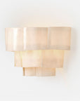 Made Goods Marjorie Tiered Banana Bark 2-Light Sconce