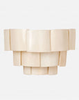 Made Goods Marjorie Tiered Banana Bark 2-Light Sconce