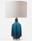 Made Goods Tarik Bottle-Style Glass Table Lamp