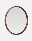 Made Goods Duncan Round Leather Mirror