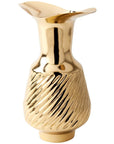 Villa & House Manile Vase, Brass Finish