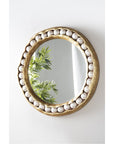 Phillips Collection Pearl Round Gold Mirror