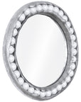 Phillips Collection Pearl Round Silver Mirror