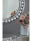 Phillips Collection Pearl Round Silver Mirror