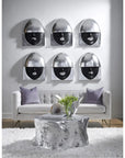 Phillips Collection Fashion Faces Large Pout Black and Silver Wall Art