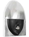 Phillips Collection Fashion Faces Kiss Black and Silver Wall Art