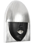 Phillips Collection Fashion Faces Smile Black and Silver Wall Art