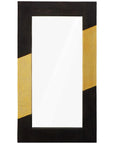 Phillips Collection Scorched Black and Gold Mirror