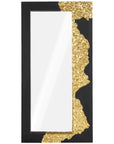 Phillips Collection Mercury Rectangular Black Gold Mirror