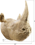 Phillips Collection Rhino Gold Wall Art