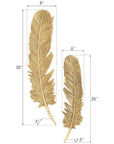 Phillips Collection Feathers Large Wall Art, 2-Piece Set