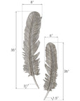 Phillips Collection Feathers Large Wall Art, 2-Piece Set