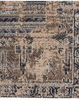 Jaipur Polaris Cicero Medallion Tribal Taupe Blue POL41 Rug