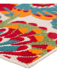 Jaipur Belize Balfour Floral Red Multicolor BLZ02 Rug