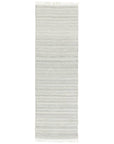 Jaipur Castillo Torre Solid Stripes Light Gray Cream CSL01 Rug