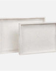 Made Goods Della Lacquered Eggshell Tray, 2-Piece Set