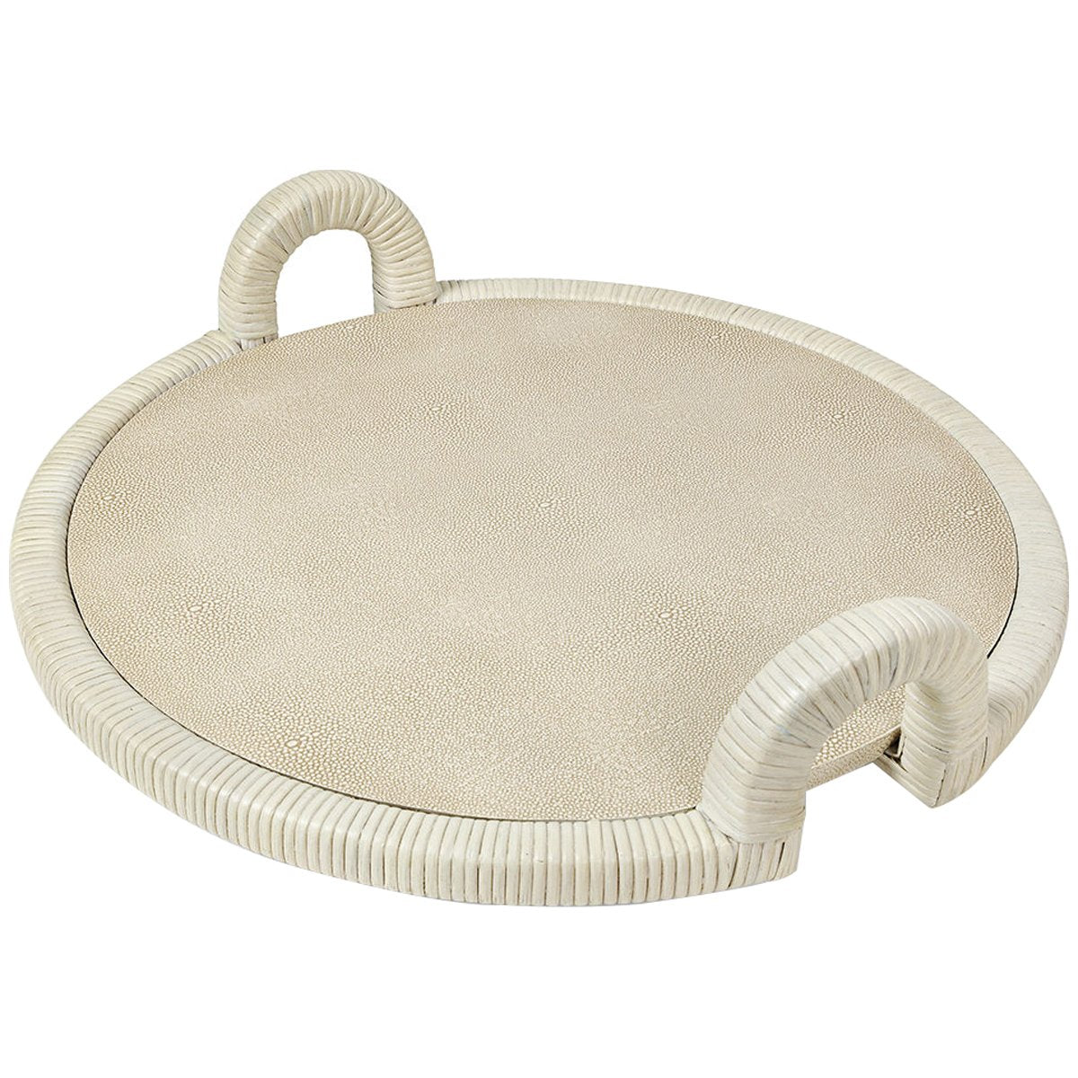 Palecek Bermuda Faux Shagreen Tray