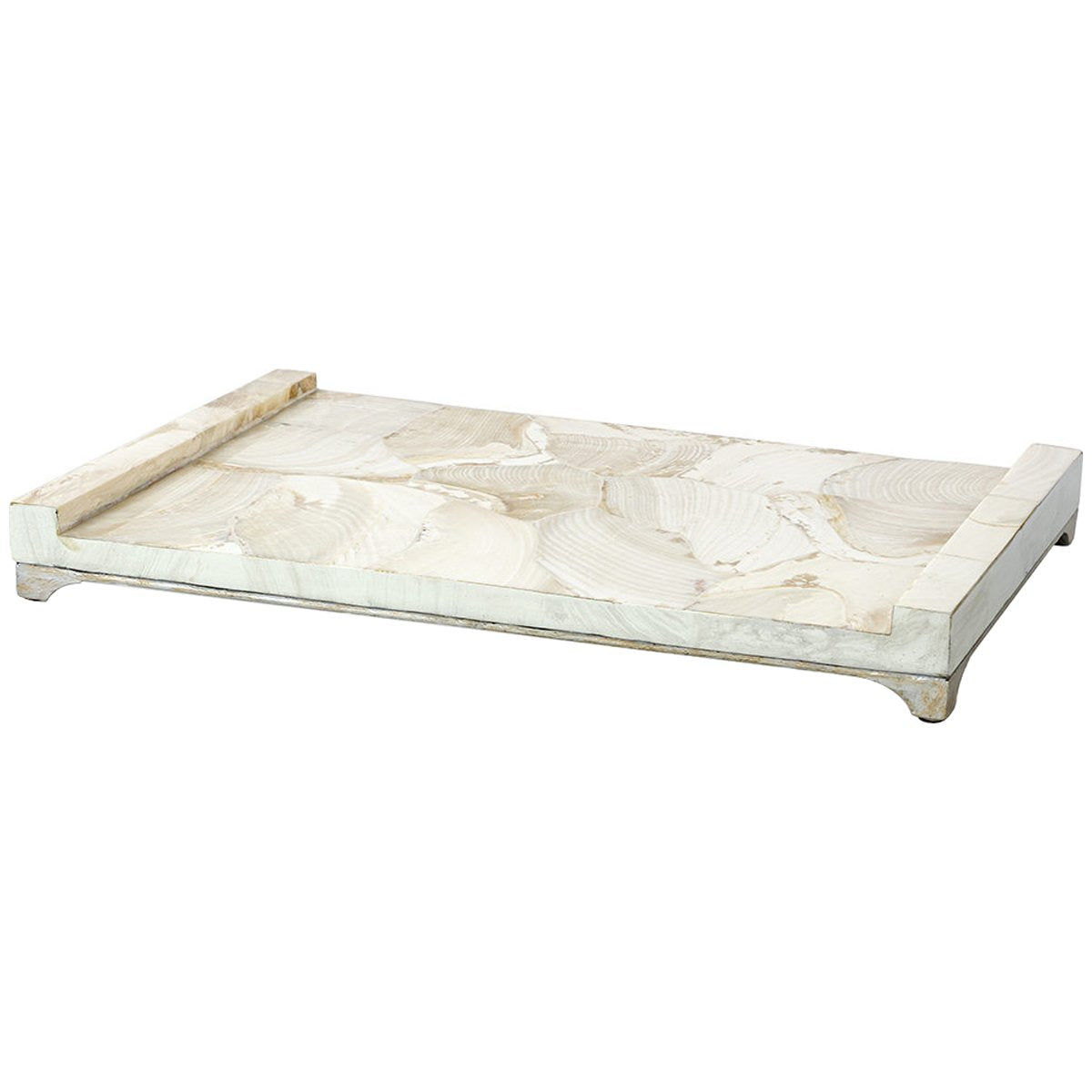 Palecek Gia Fossilized Clam Tray