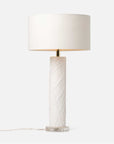 Made Goods Gideon Textured White Ceramic Table Lamp