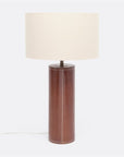 Made Goods Hans Rounded Leather Table Lamp