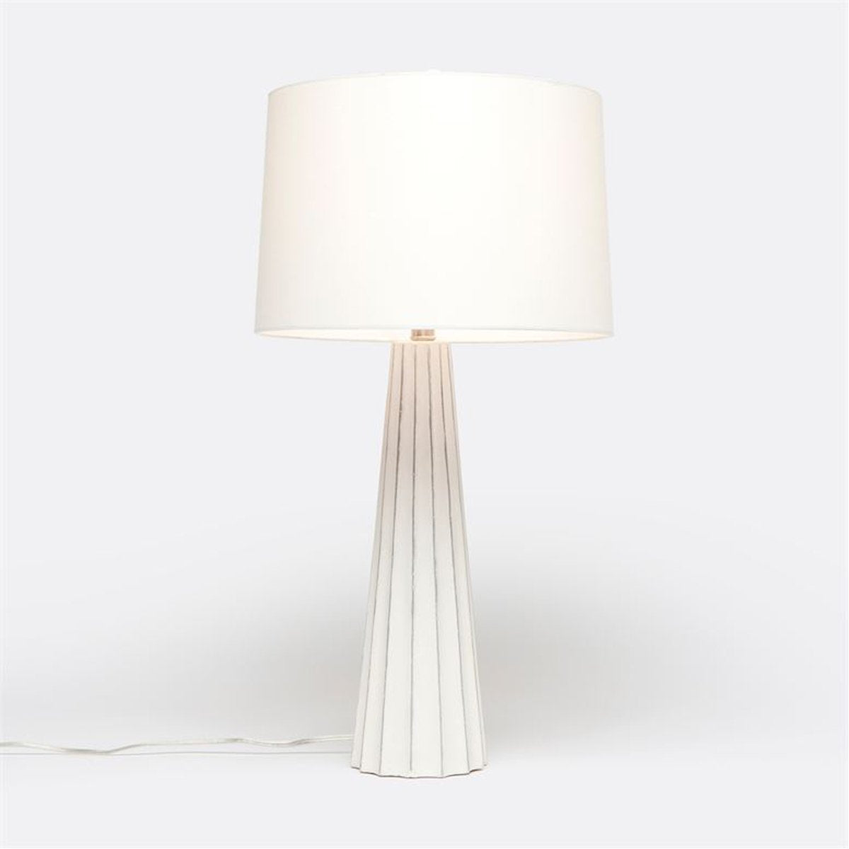 Made Goods Nova Leafed Cement Table Lamp