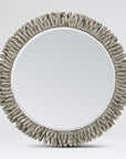 Made Goods Adem Leaves Silver Metal Mirror