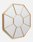 Made Goods Camilla Octagonal Gold Leaf Mirror