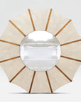 Made Goods Daniela '70s Vintage Faux Shagreen Starburst Mirror