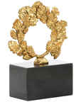 Villa & House Gold Wreath Statue