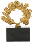 Villa & House Gold Wreath Statue